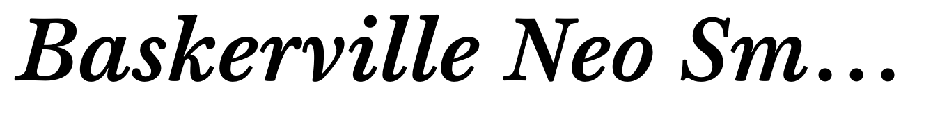 Baskerville Neo Small Semi Bold Italic